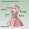 防晒面罩全脸防紫外线遮阳女冰丝黑胶帽子一体护颈脸基尼骑行口罩 商品缩略图2