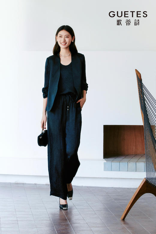 歌蒂诗GUETES直筒裤8F14K3814 商品图0