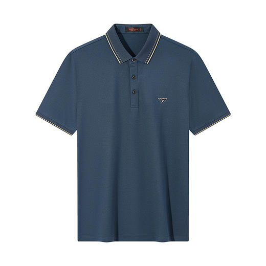 【7A抗菌2A防螨】柒牌polo衫男短袖2025夏季新品商务百搭翻领T恤128T71500 商品图4