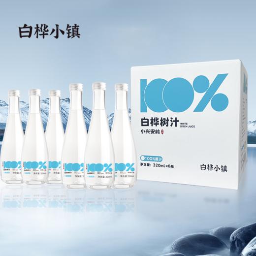 【桦树原汁320ml玻璃瓶装】产自小兴安岭白桦树自然保护区 原料只有白桦树汁 清冽甘甜 营养价值很高 商品图1