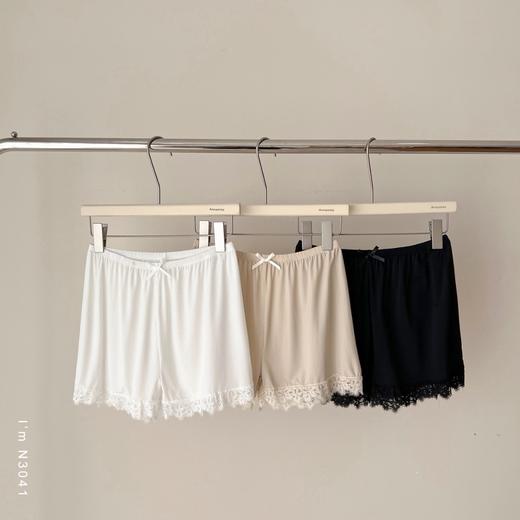 老米优品🎈3-5天。2件包邮！小仙女的蕾丝安全裤！《清凉冰丝蕾丝边防走光短裤》也可以家居哦！K250408A 商品图1