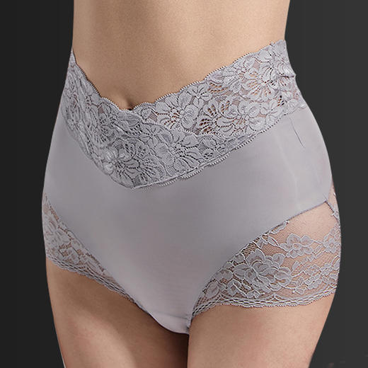 CB | 蝶语轻塑灰色薄杯短文胸&高腰美臀小裤 商品图2