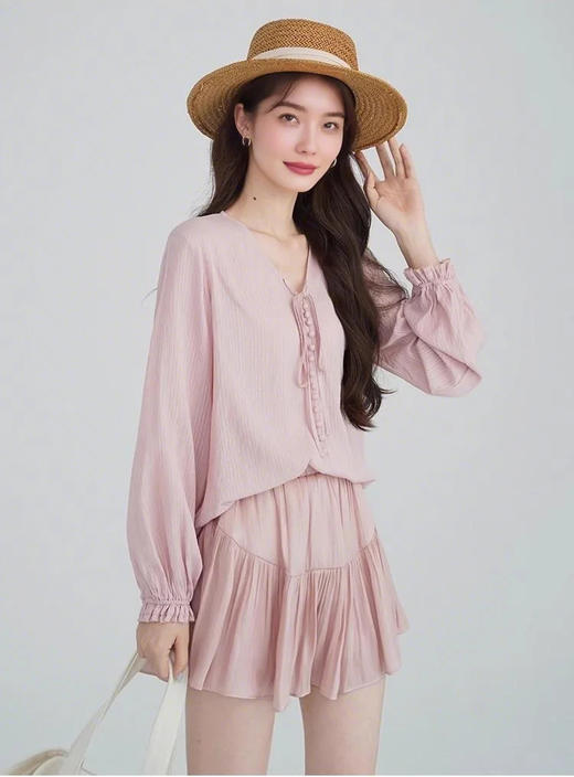 裁缝学苑AQ447夏季半身裙纸样女装新款褶皱裙高腰雪纺短裙子样板图纸 商品图2