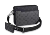 LOUIS VUITTON Trio 经典老花满印三合一 涂层帆布拼牛皮 邮差包手拿包单肩包斜挎包男款 灰色 商品缩略图0