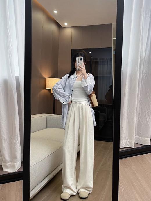 【第2条10元】山本奶芙醋酸裤，自带慵懒感，显腿直、显腿长 商品图11