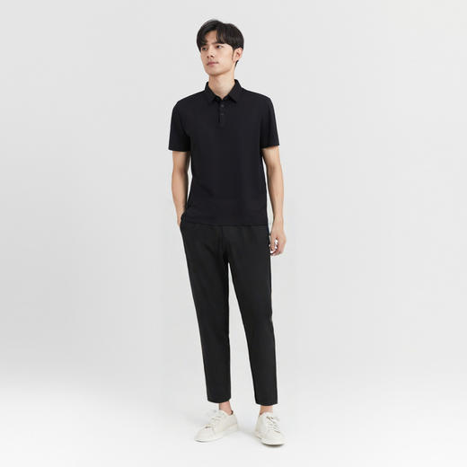 【凉感防晒】圣得西男士防水防污休闲裤春季新款商务通勤弹力长裤 商品图3