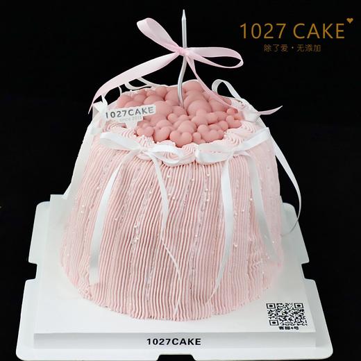 1027CAKE |    爱心丝带蛋糕（图为6寸加高） 商品图0