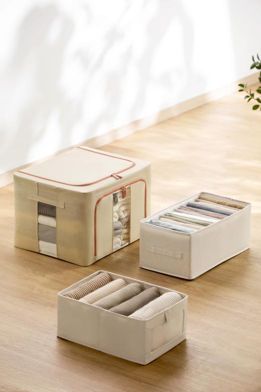 茶花布艺收纳筐(无分格)990172 商品图10