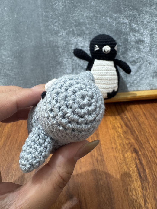 日本订单 纯手工钩织手作亲子企鹅玩具 小玩偶

这批订单全都是手工制作的小企鹅玩具，特别好看 商品图11