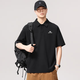 【DQ】大依优型大码男装短袖polo衫休闲潮牌宽松加大码百搭翻领半袖夏季新品上衣男士