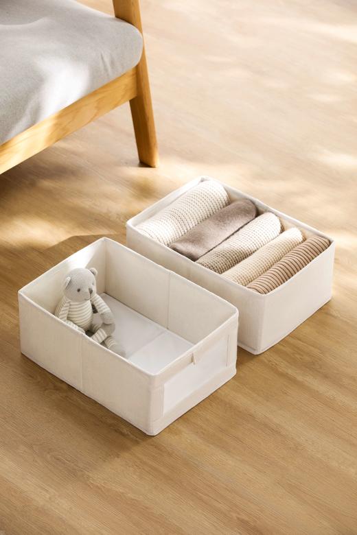 茶花布艺收纳筐(无分格)990172 商品图12