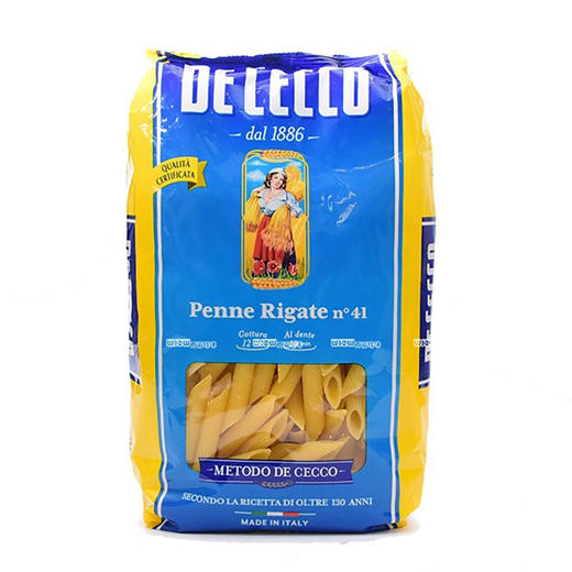 得科24#粗管面粗短直纹花通形意面两头尖 商品图2