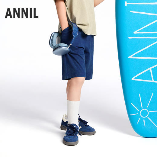 【实体店同款】男童全腰针织中裤夏季新款安奈儿童装AB526659 商品图1