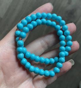 JS（小白）菱镁矿6mm单圈手链 商品图0