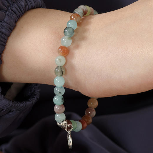 33粒手环，直径5.5毫米，带斑点非纯净色手串 商品图1