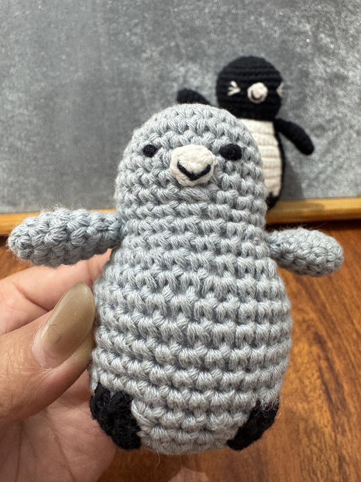 日本订单 纯手工钩织手作亲子企鹅玩具 小玩偶

这批订单全都是手工制作的小企鹅玩具，特别好看 商品图8