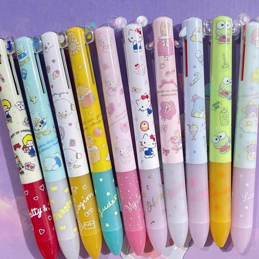 sakamoto新款三丽鸥人物限定mini耳朵笔黑红双色圆珠笔 商品图0