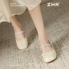 ZHR则则粗跟玛丽珍鞋2025新款气质百搭女鞋气质珍珠浅口单鞋女鞋 商品缩略图2