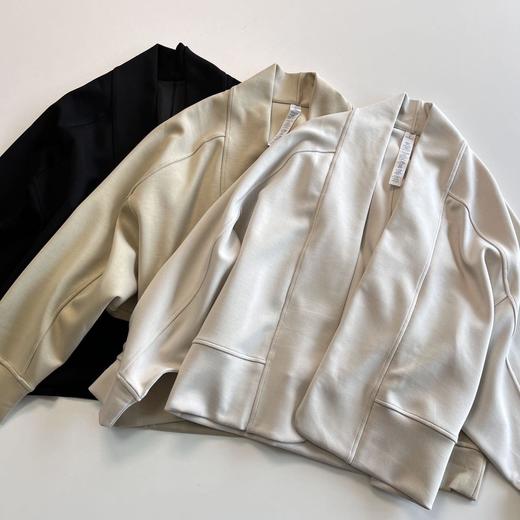 洛诗琳21112春季新款四面弹宽松遮肉垂感外套女231 商品图4