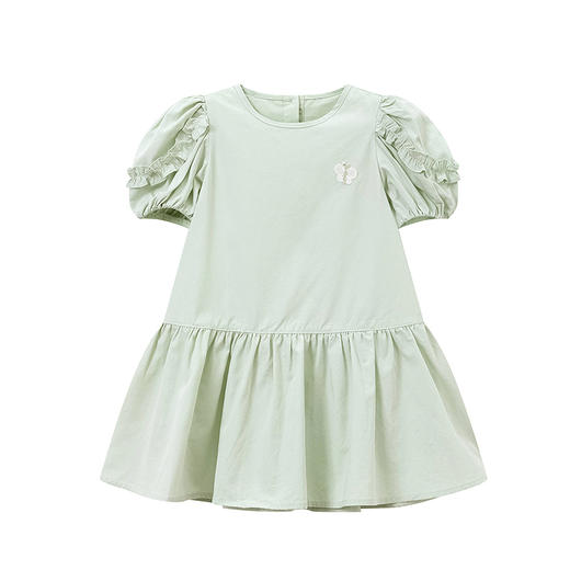 笛莎Deesha 童装女童连衣裙2025夏新款女童后背可脱卸蝴蝶翅膀装饰连衣裙 商品图4