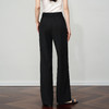 OLrain欧芮儿黑色窄版直筒阔腿裤女夏季2025新款休闲显瘦百搭长裤 商品缩略图3