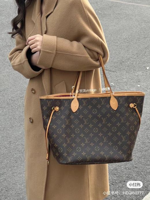 D040817时尚百搭满印老花单肩中号购物袋 商品图0