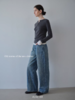 shyshystill/shy202311002/水洗蓝棉质牛仔裤 商品缩略图2