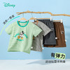 迪士尼【米奇冰感条纹套装】25夏季男童新款凉感T恤短袖透气短裤套装ZD2ET025 商品缩略图1
