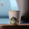 龙泉问鼎彩绘哥窑天水杯（牡丹香炉） 商品缩略图0