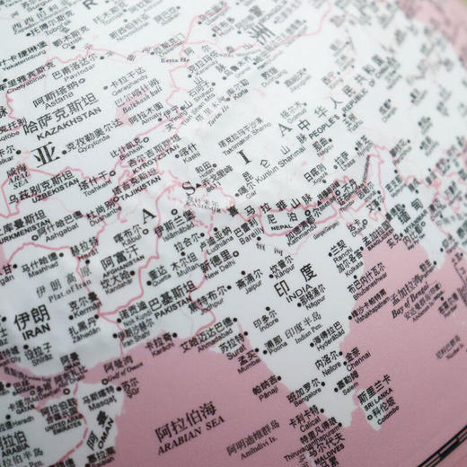 FunGlobe  朋宸地球仪  AR 金属底座触控夜灯地球仪  M3公主粉 商品图5