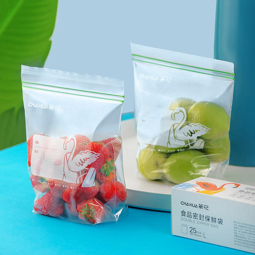 茶花食品密封保鲜袋中号 商品图6