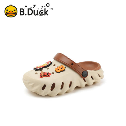bduck小黄鸭家居鞋夏季儿童凉拖鞋洞洞鞋30-40 B1515921 商品图3