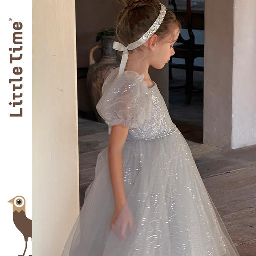 Little time女童连衣裙2025Little礼服裙儿童纱裙小女孩生日花童 商品图4
