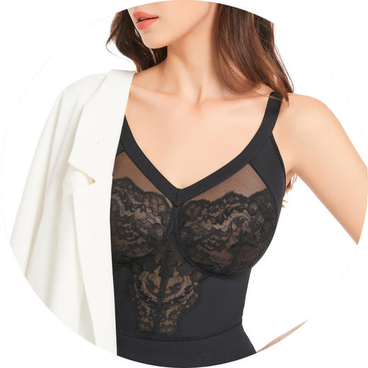 CB | 辅酶Q10·无钢圈薄杯长文胸 商品图0