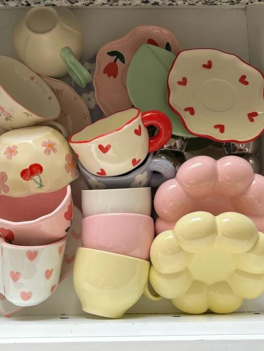 随机发货3个19.9高颜值马克杯盲盒百款样式随机发货食品级釉面高温烧制加厚杯壁杯把厚重质感媲美时尚基地直邮 商品图8