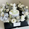黑白许愿池（鲜花不一定能买到一样的，按色系搭配） 商品缩略图2