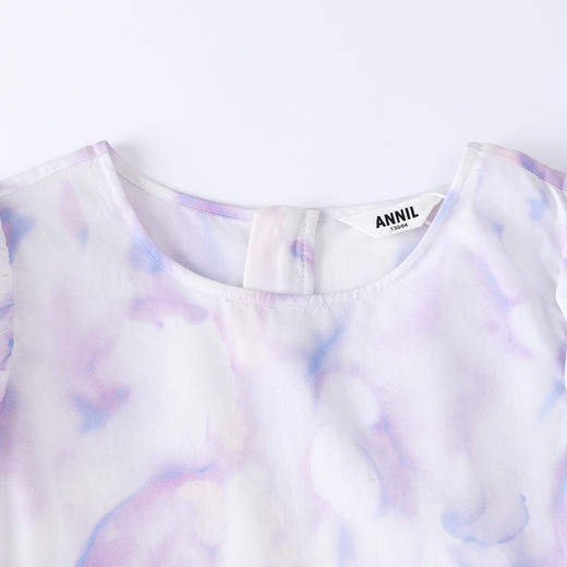 【实体店同款】女童短袖梭织连衣裙夏季新款安奈儿童装AG523681 商品图4