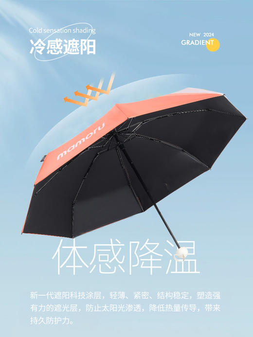 【Mamoru】拼色胶囊伞太阳伞晴雨两用伞防晒女防紫外线超轻便携 商品图2