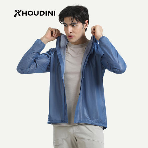 HOUDINI胡丁尼 The Orange 橘子 户外男款3层防水带帽外套810006 商品图5