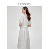 C+IMPRESS/西嘉苎麻蝉翼纱 法式赫本风连衣裙女高级感浪漫度假裙LYQ2502035 商品缩略图1