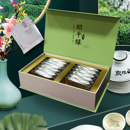 象棋山有机昭平绿茶100g/盒 商品图1