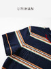 LIYIHAN序章 | 25夏棉条纹手工缝线T恤短款圆领宽松百搭短袖舒适 商品缩略图5