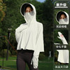 雀说新款黑胶帽檐户外防紫外线冰丝罩衫骑车薄防晒服AL2312-20 商品缩略图6