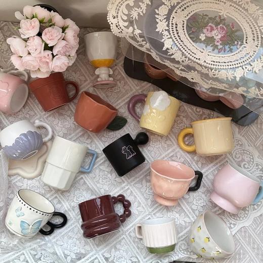 随机发货3个19.9高颜值马克杯盲盒百款样式随机发货食品级釉面高温烧制加厚杯壁杯把厚重质感媲美时尚基地直邮 商品图1