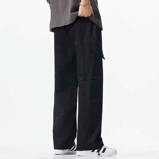 【加长款】【DQ】大依优型大码男装工装裤美式伞兵直筒休闲裤男宽松加长版长裤夏季新品 商品图3