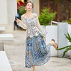 波西米亚复古度假吊带长裙套装女2025夏季防晒镂空罩衫超仙两件套HR-MYL2522 商品缩略图3