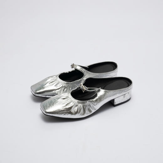 REREJOY 法式一字带玛丽珍凉鞋包头粗跟凉拖单鞋 商品图2