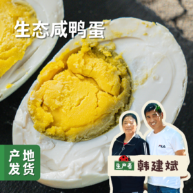 生态咸鸭蛋 6/15枚装 | 合作农友生产，产自四川德阳，生产者：韩建斌 *【公平贸易农人定价】