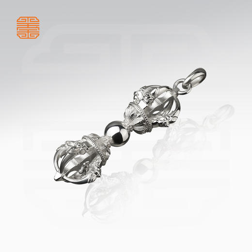 玺匠金铺《足银古法金刚杵》足银999 吊坠挂坠礼物 商品图4