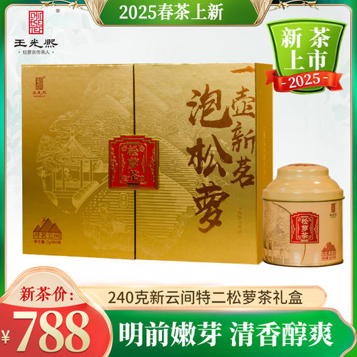 【新茶现货】2026王光熙松萝茶炒青绿茶特级二等明前嫩芽 48g罐装 商品图0
